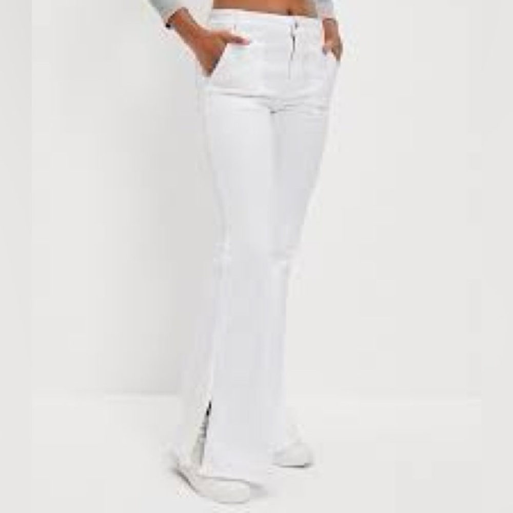 American eagle Next level stretch festival flare long high rise NWT size 4 long